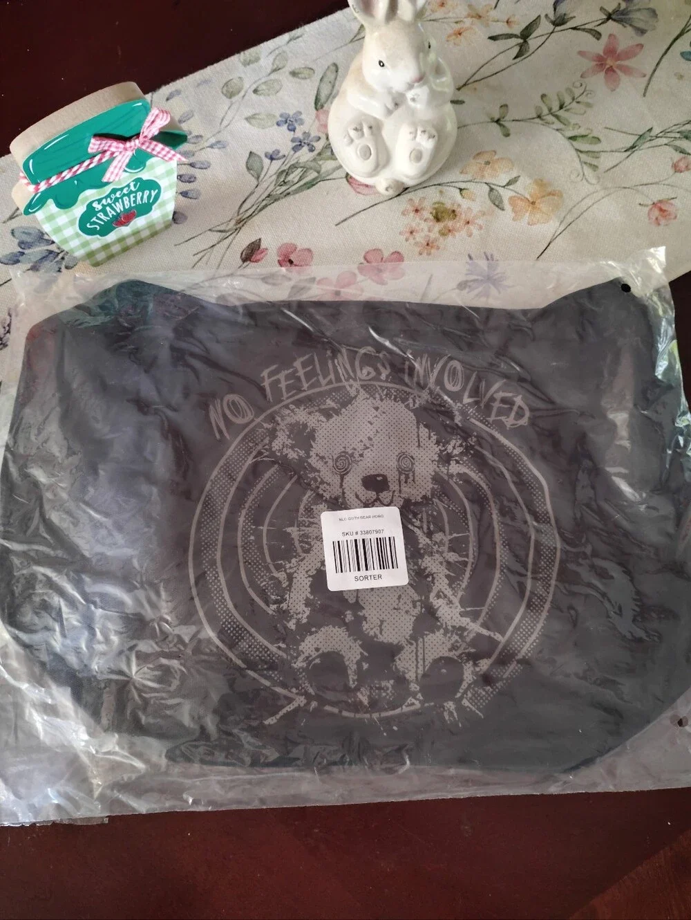 Goth Bear Hobo Bag